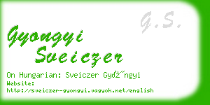 gyongyi sveiczer business card